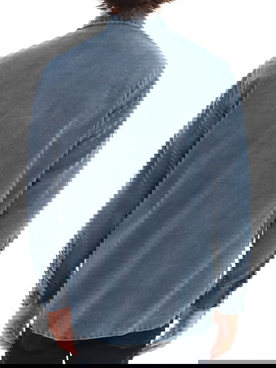 Tintoria Mattei Overshirt Tintoria Mattei Fustagno Blu