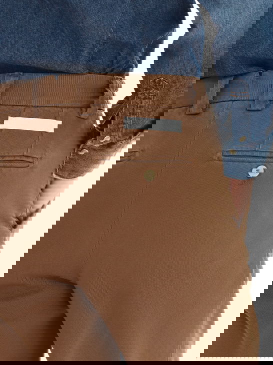 Briglia 1949 Pantaloni Briglia 1949 Bull Denim Marrone