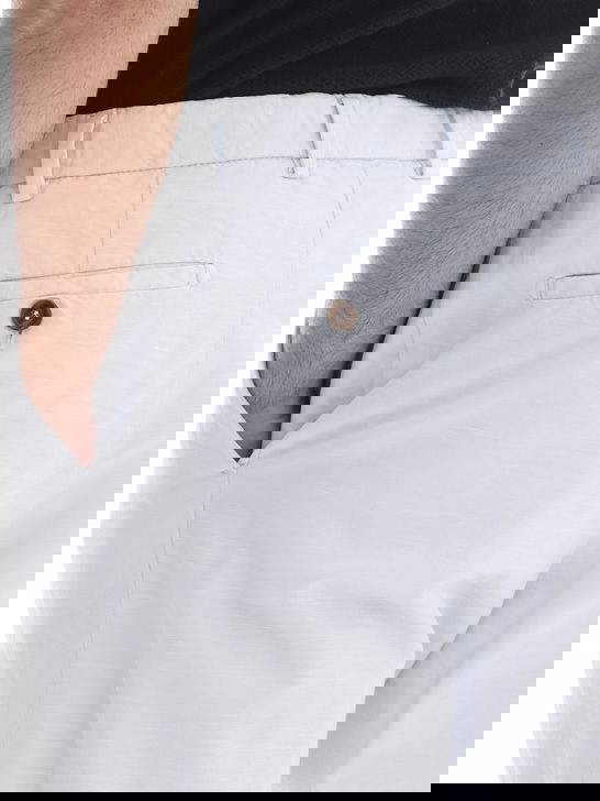 Briglia 1949 Pantaloni Briglia 1949 Cotone-Lino Azzurro