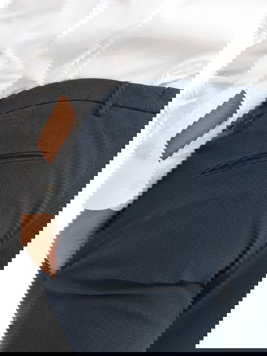 Briglia 1949 Pantaloni Briglia 1949 Microstruttura Blu