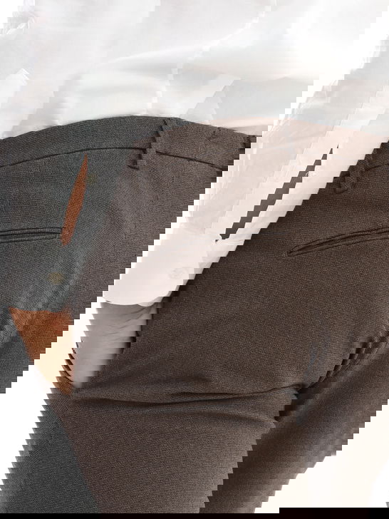 Briglia 1949 Pantaloni Briglia 1949 Microstruttura Marrone