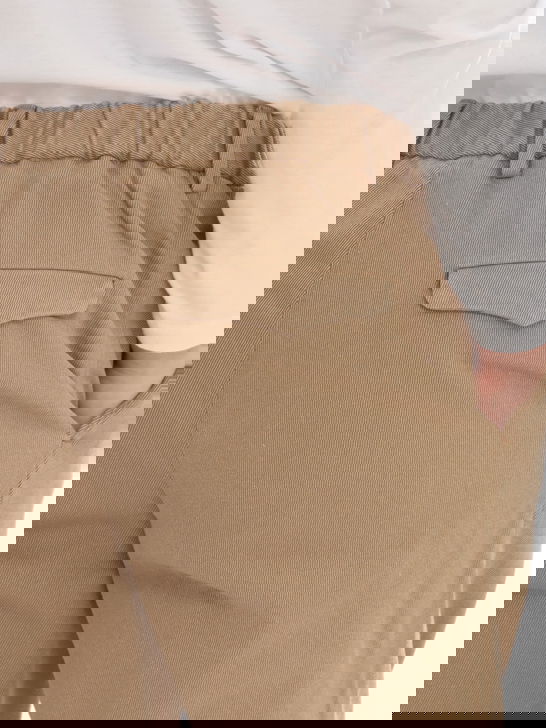 Devore Incipit Pantaloni Devore Incipit Cover Melange Beige