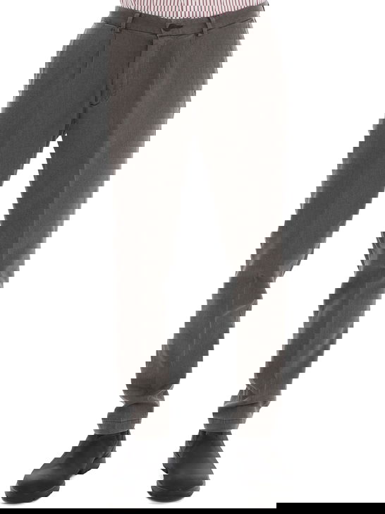 Devore Incipit Pantaloni Devore Incipit Cover Melange Marrone