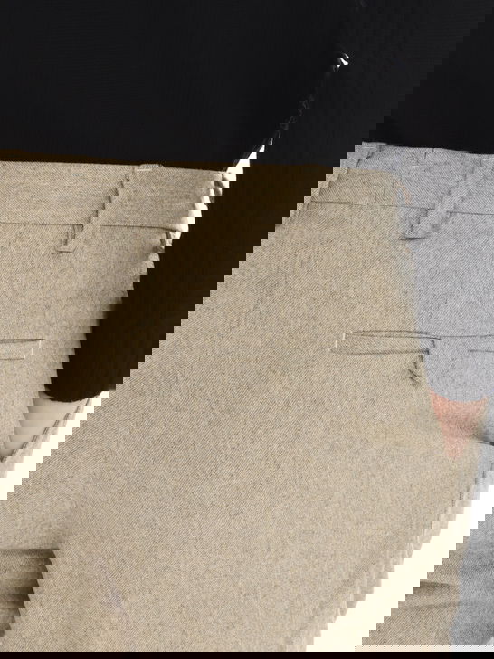 Devore Incipit Pantaloni Devore Incipit Flanella Beige