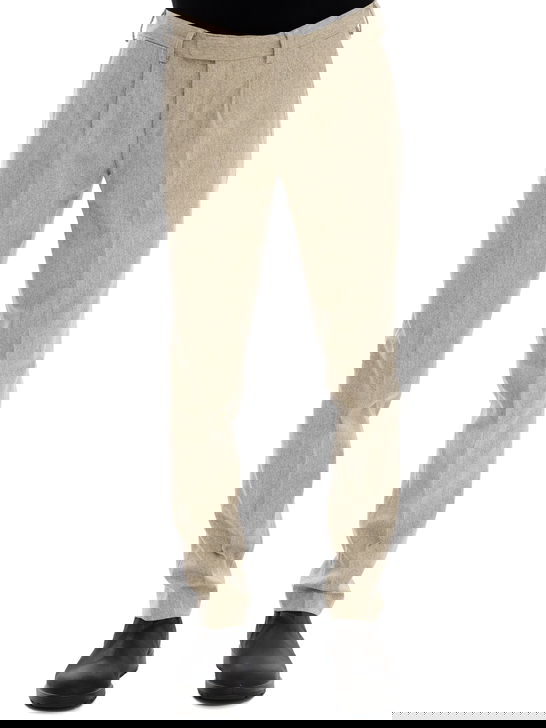 Devore Incipit Pantaloni Devore Incipit Flanella Beige