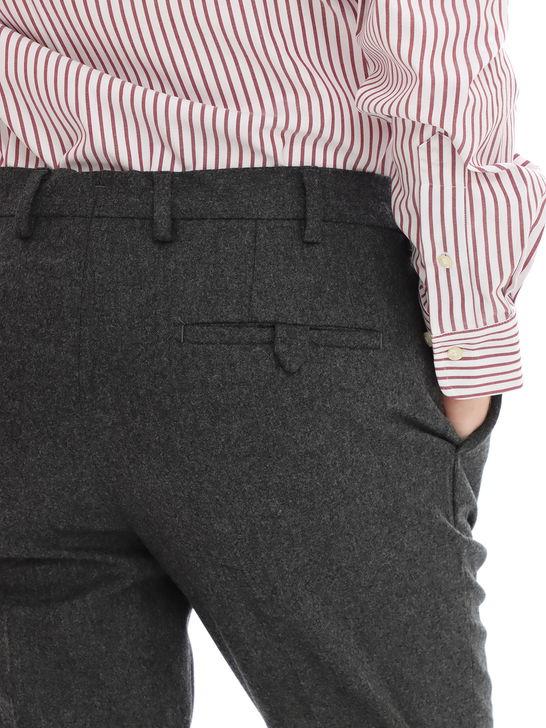 Devore Incipit Pantaloni Devore Incipit Flanella Grigio