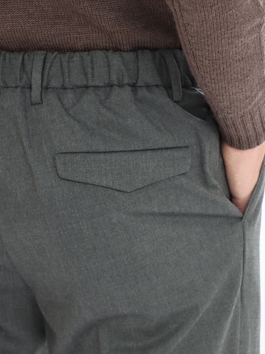 Devore Incipit Pantaloni Devore Incipit Flanella Tecnica Grigio