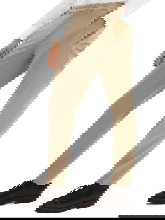 Devore Incipit Pantaloni Devore Incipit Fustagno Beige