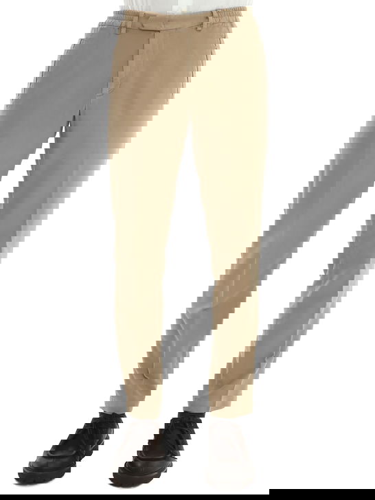 Devore Incipit Pantaloni Devore Incipit Fustagno Beige