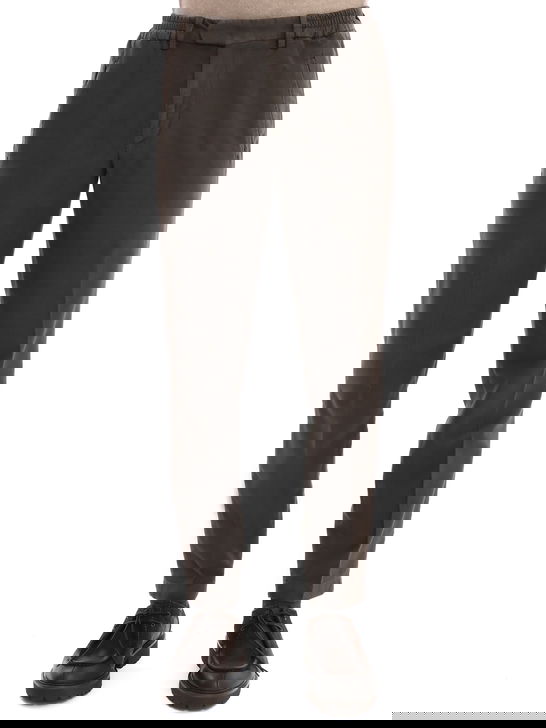 Devore Incipit Pantaloni Devore Incipit Fustagno Marrone