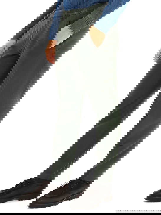 Devore Incipit Pantaloni Devore Incipit Fustagno Verde