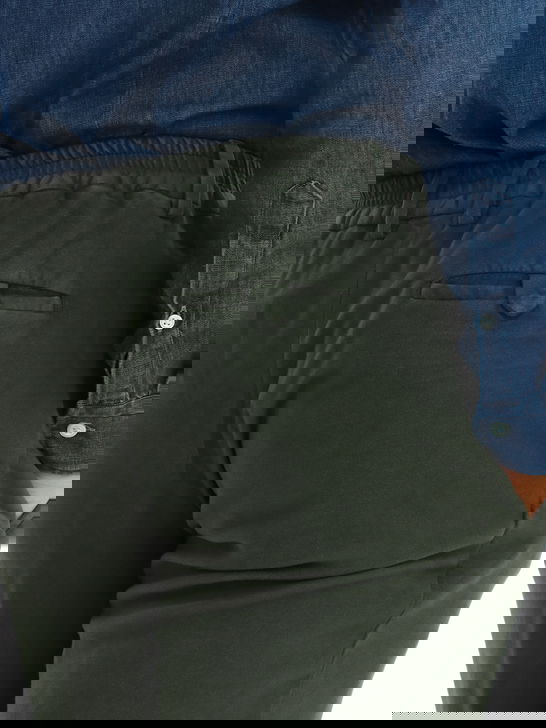 Devore Incipit Pantaloni Devore Incipit Fustagno Verde