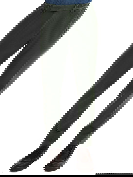 Devore Incipit Pantaloni Devore Incipit Fustagno Verde