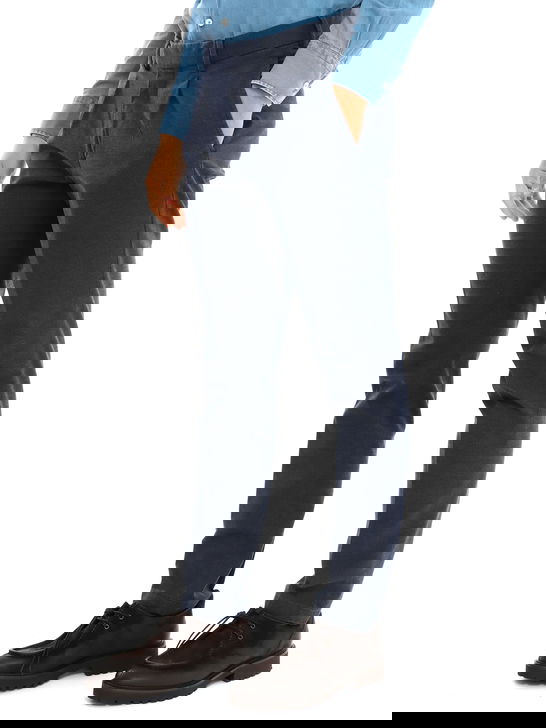 Devore Incipit Pantaloni Devore Incipit Melange Blu