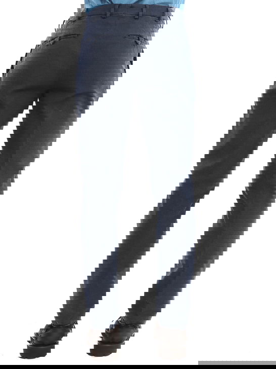 Devore Incipit Pantaloni Devore Incipit Melange Blu