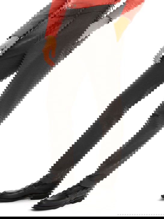 Devore Incipit Pantaloni Devore Incipit Melange Marrone