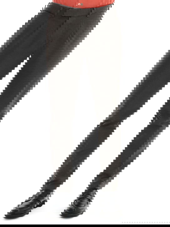 Devore Incipit Pantaloni Devore Incipit Melange Marrone