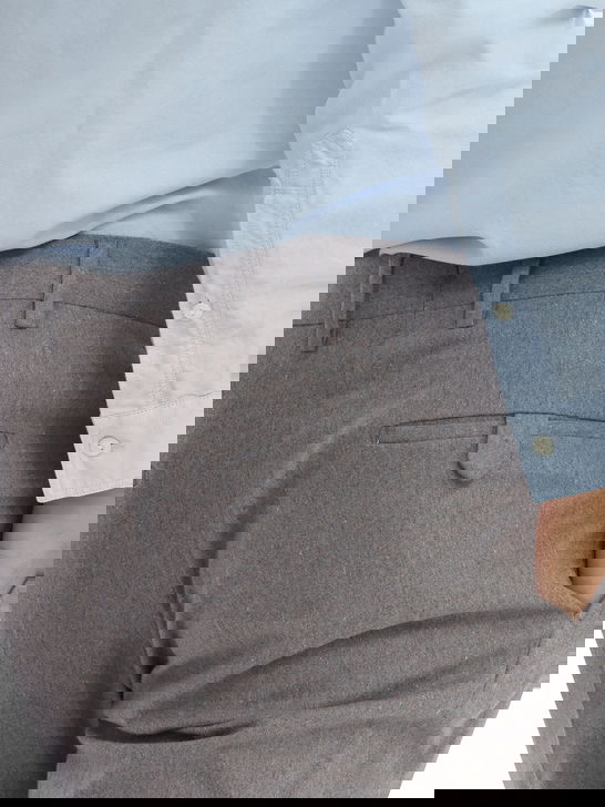 Devore Incipit Pantaloni Devore Incipit Solaro Grigio