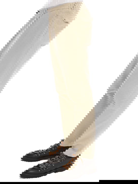 Devore Incipit Pantaloni Devore Incipit Velluto Millerighe Beige