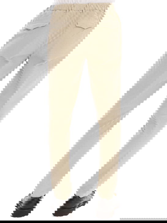 Devore Incipit Pantaloni Devore Incipit Velluto Millerighe Beige