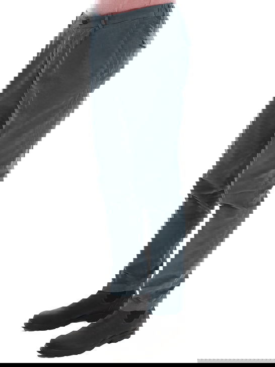 Devore Incipit Pantaloni Devore Incipit Velluto Millerighe Blu