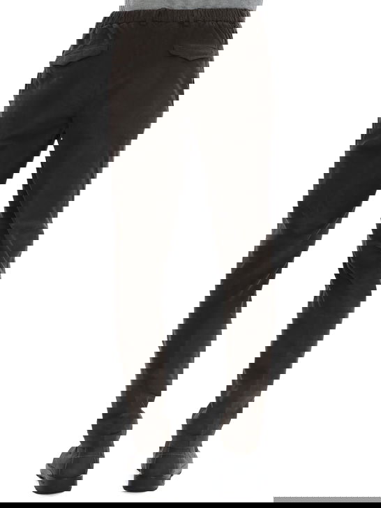 Devore Incipit Pantaloni Devore Incipit Velluto Millerighe Marrone