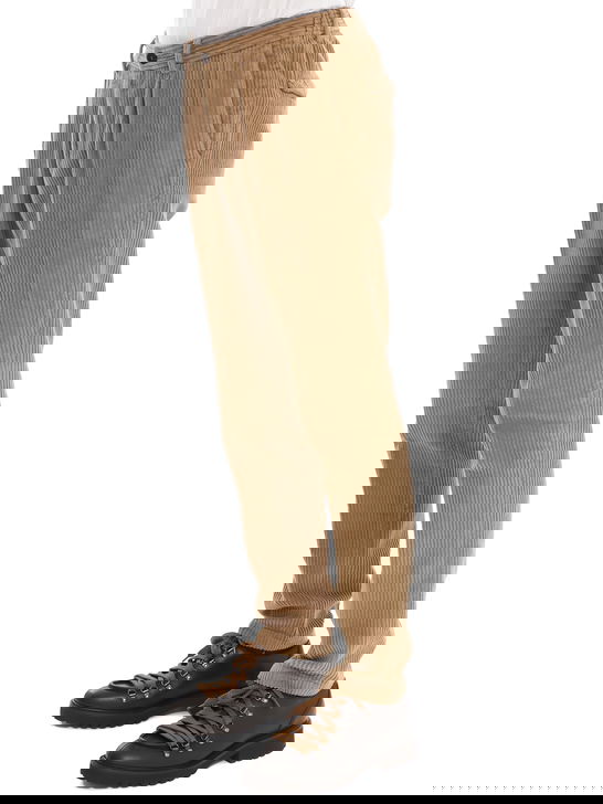 Devore Incipit Pantaloni Devore Incipit Velluto Rocciatore Beige