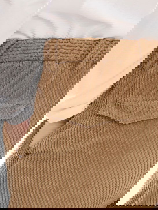 Devore Incipit Pantaloni Devore Incipit Velluto Rocciatore Beige