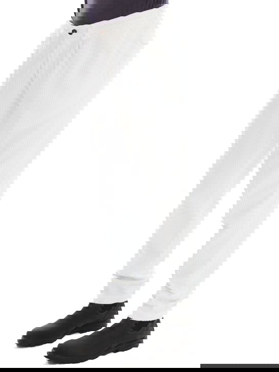 Devore Incipit Pantaloni Devore Incipit Velluto Rocciatore Bianco