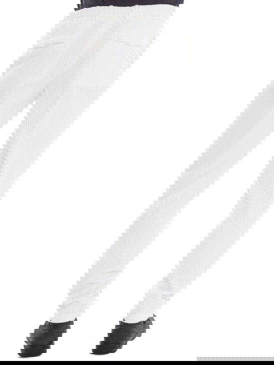 Devore Incipit Pantaloni Devore Incipit Velluto Rocciatore Bianco