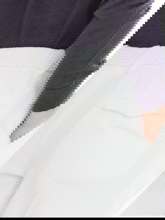 Devore Incipit Pantaloni Devore Incipit Velluto Rocciatore Bianco