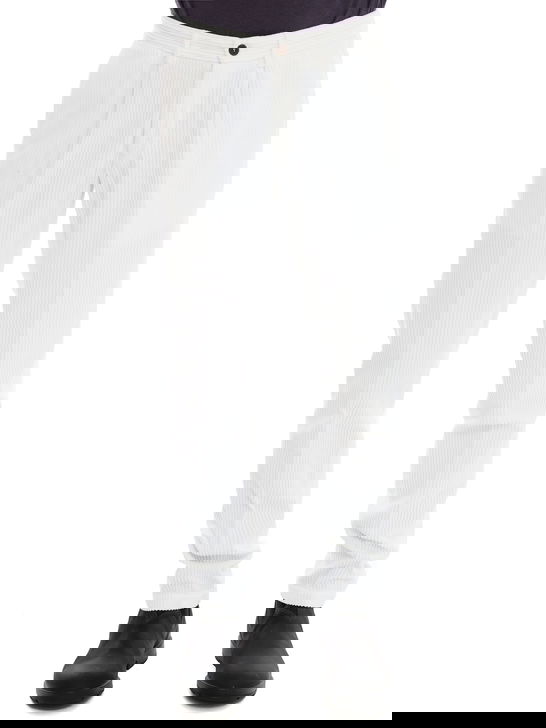 Devore Incipit Pantaloni Devore Incipit Velluto Rocciatore Bianco