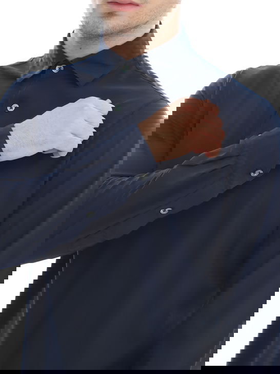 Filippo De Laurentiis Polo Filippo De Laurentiis Crepe Blu