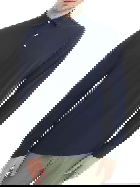 Filippo De Laurentiis Polo Filippo De Laurentiis Crepe Blu