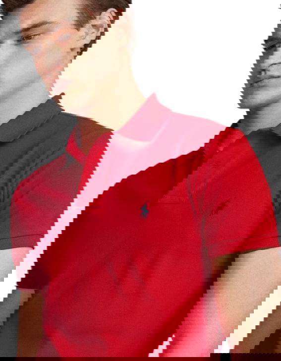 Polo Ralph Lauren Polo Polo Ralph Lauren Mesh Rosso