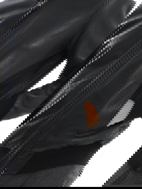 Proleather Giubbino Proleather Pelle Nero