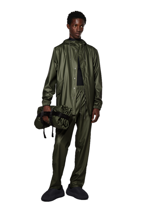 Rains Impermeabile Rains Fishtail Verde