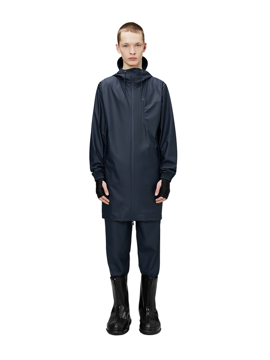 Rains Impermeabile Rains Long Storm Breaker Blu