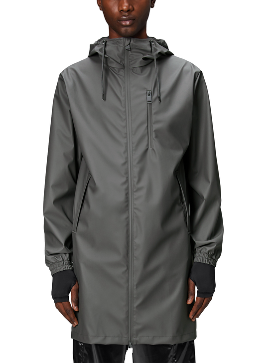 Rains Impermeabile Rains Long Storm Breaker Grigio