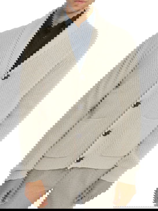 Rakki Cardigan Rakkì Sciallato Bianco