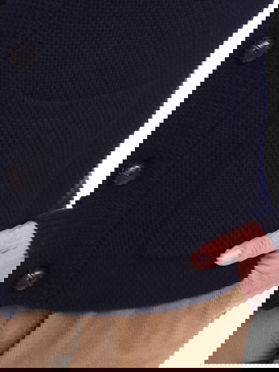 Rakki Cardigan Rakkì Sciallato Blu