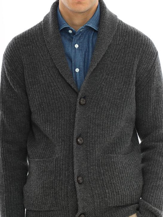 Rakki Cardigan Rakkì Sciallato Grigio