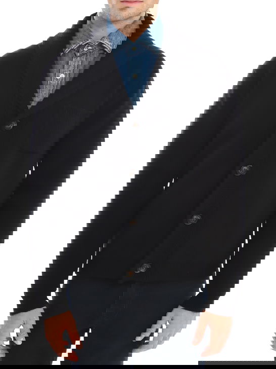 Rakki Cardigan Rakkì Sciallato Nero