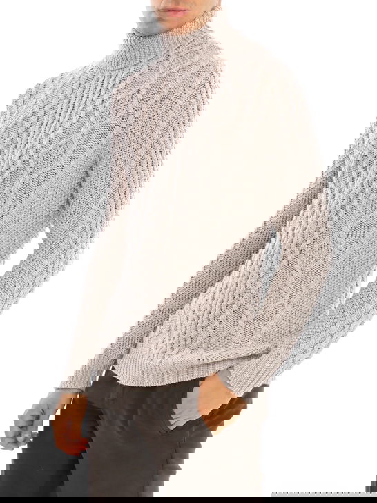 Rakki Maglia Rakkì Aran Grigio