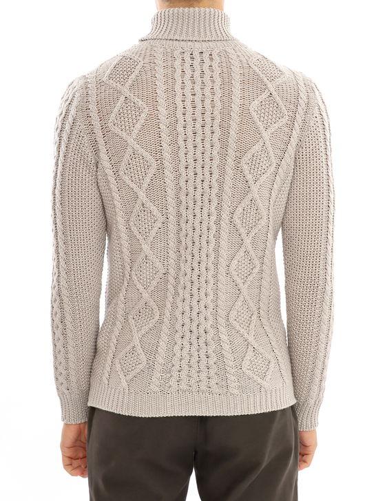 Rakki Maglia Rakkì Aran Grigio