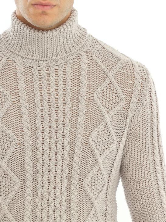 Rakki Maglia Rakkì Aran Grigio