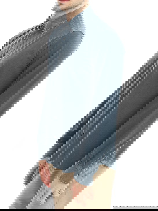 Rrd Camicia RRD Techno Wash Piquè Blu