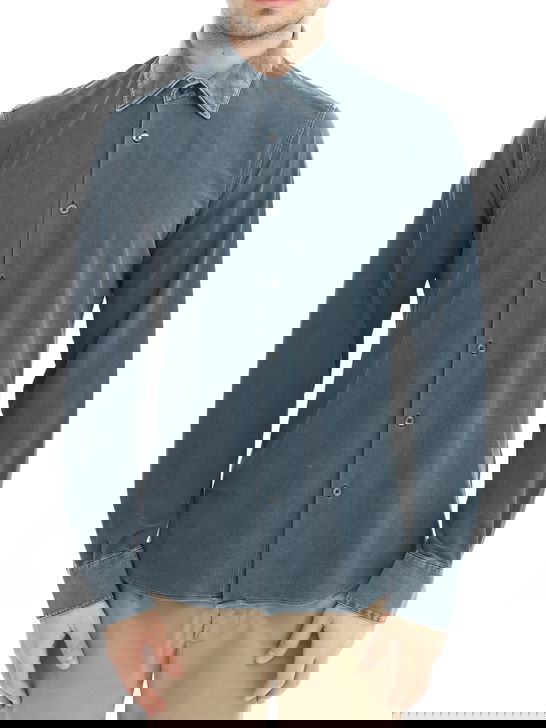 Rrd Camicia RRD Techno Wash Piquè Blu