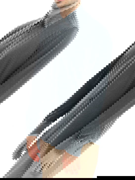 Rrd Camicia RRD Techno Wash Piquè Nero