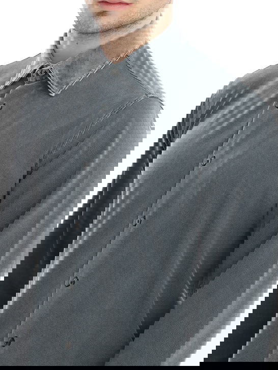 Rrd Camicia RRD Techno Wash Piquè Nero